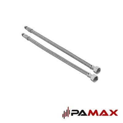 Paffoni - gibljiva cev F3/8 Paffoni gibljiva cev F3/8" 450 mm (par) ZFLX0102CRPX