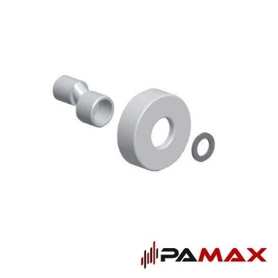 Paffoni rozeta z ekscentron / črna-mat ZECC029NO