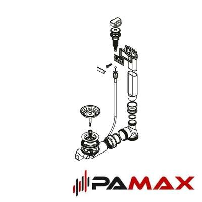 Schock prelivno odlivni ventil za korito 629392SET