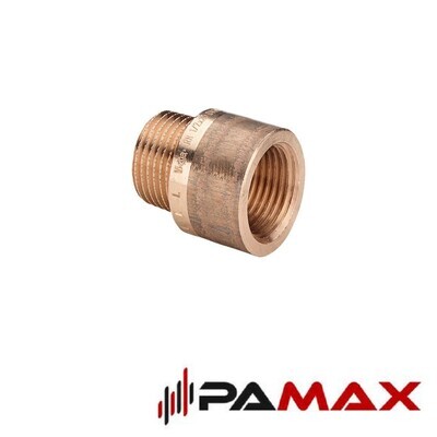 Viega podaljšek (rdeča litina) 20 mm 1/2" 354978