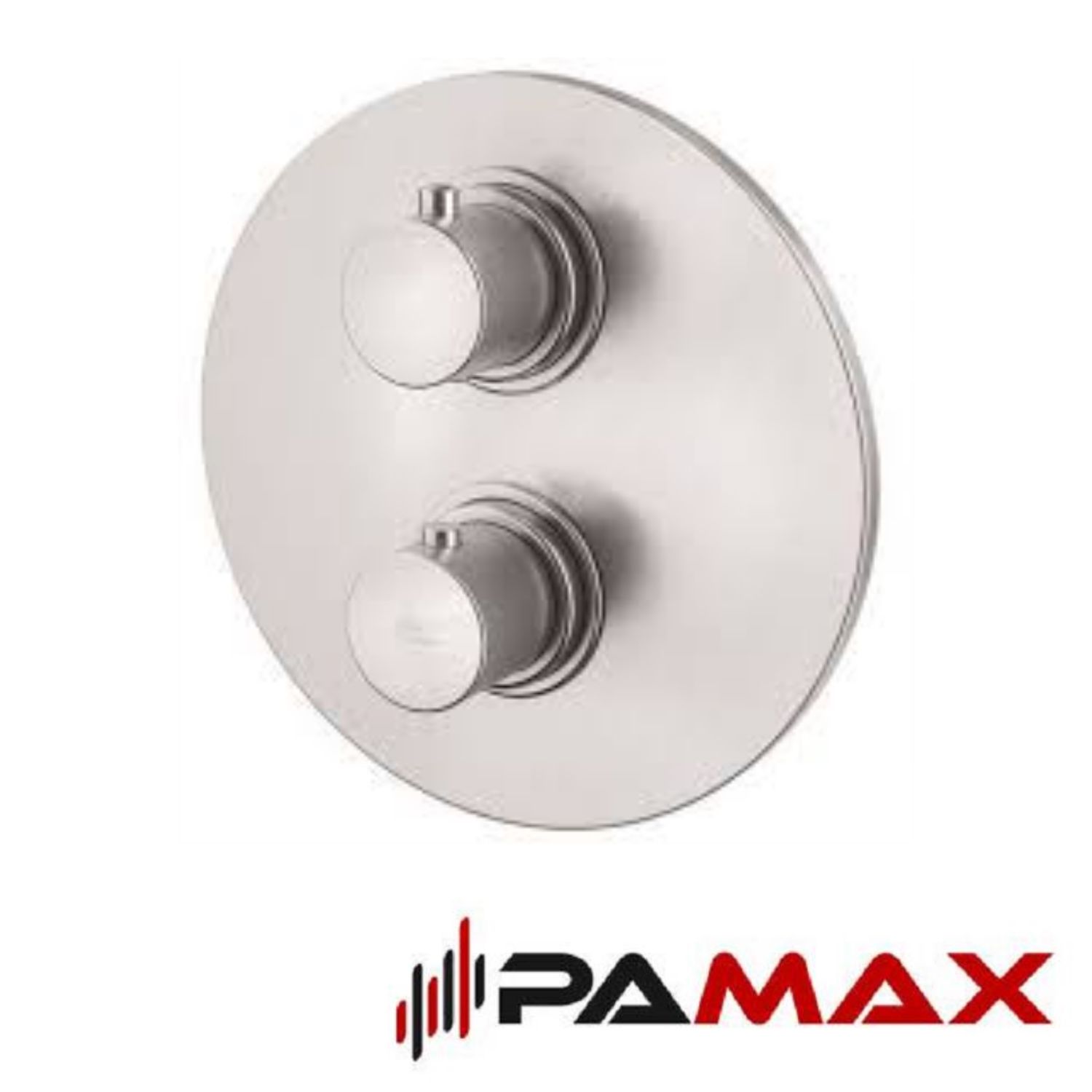 Paffoni - termostatska armatura za tuš - podometna s preklopom Light - jeklo - LIQ018ST