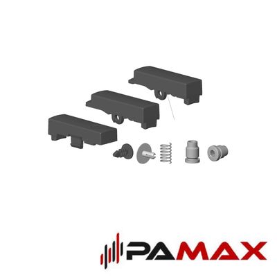 Dornbracht - rez. del tipke termostata - črna - 90213301100-13