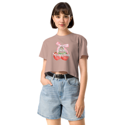 Soy Bien Spanglish Crop Top T-Shirt