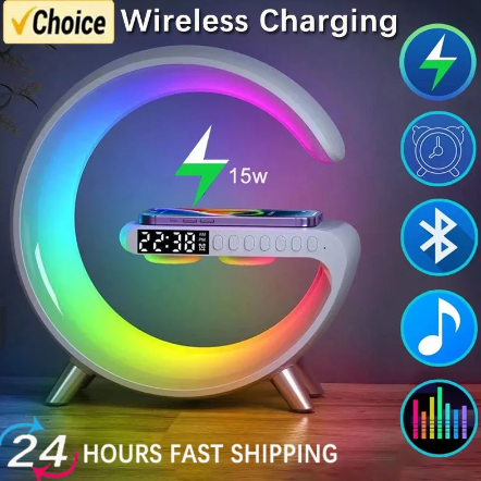 Multifunction Wireless Charger Pad Stand Speaker