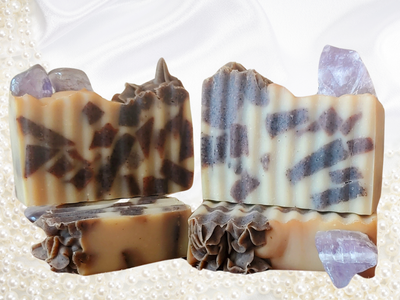 Pearl Kissed Amethyst (Full Moon Crystal Elixir Infused)