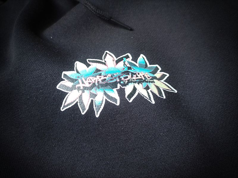 Kapuzenpulli Herbstblüte Größe  (XXL Men)