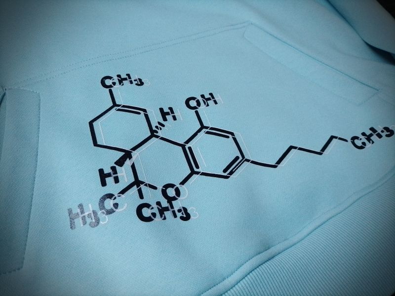Hoodie THC Chemie Größe L (Men)