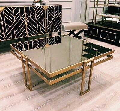 Divine Coffee Table in Gold Finish (Stainless Steel)