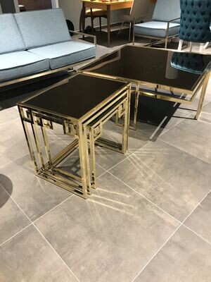 Divine Coffee Table in Gold Finish (Stainless Steel)