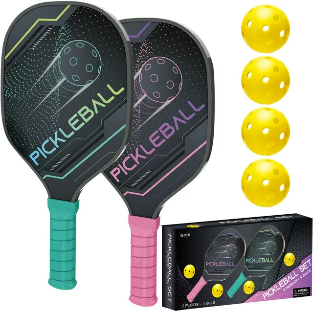 NETNEW Pickleball Paddles 2 set