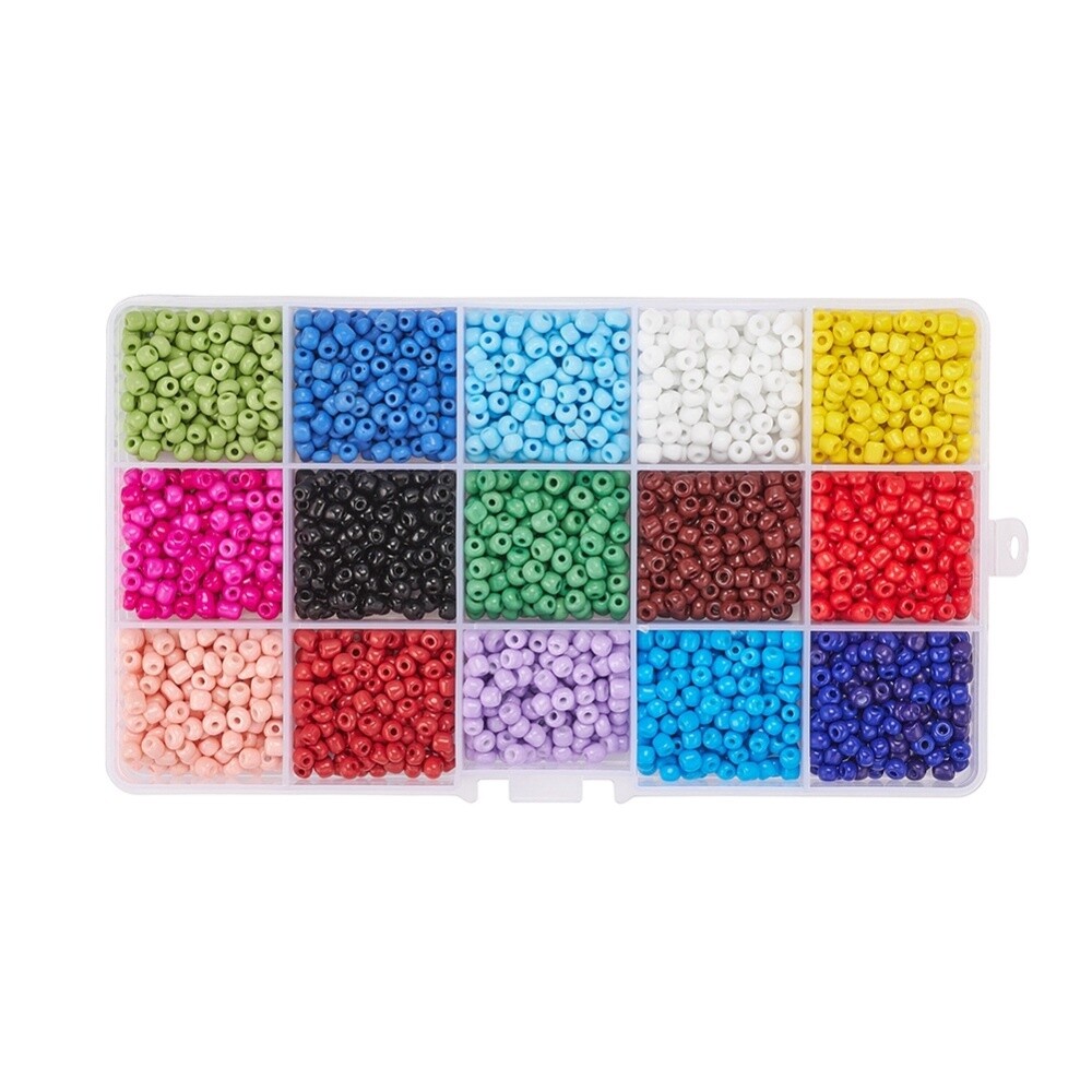 Inspiration Kit - Seed Beed Starter 15 Colours 6 (195gm)