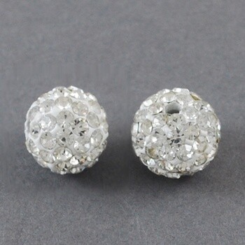 Rhinestone Disco Pave - Crystal 12mm