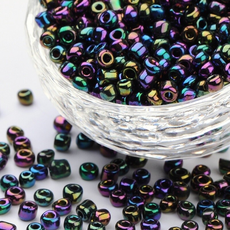 Inspiration Kit - Seed Bead O Purple Iris 6 x 50gm