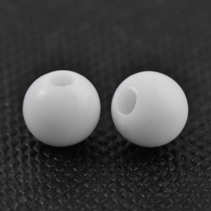 BG Round - White 6mm