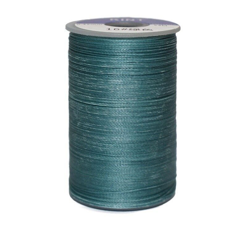 Polyester Waxed Braid - Teal 0.55mm 35m Roll