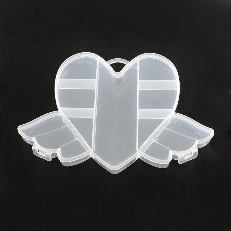 Bead Storage - Flying Heart 12x17cm