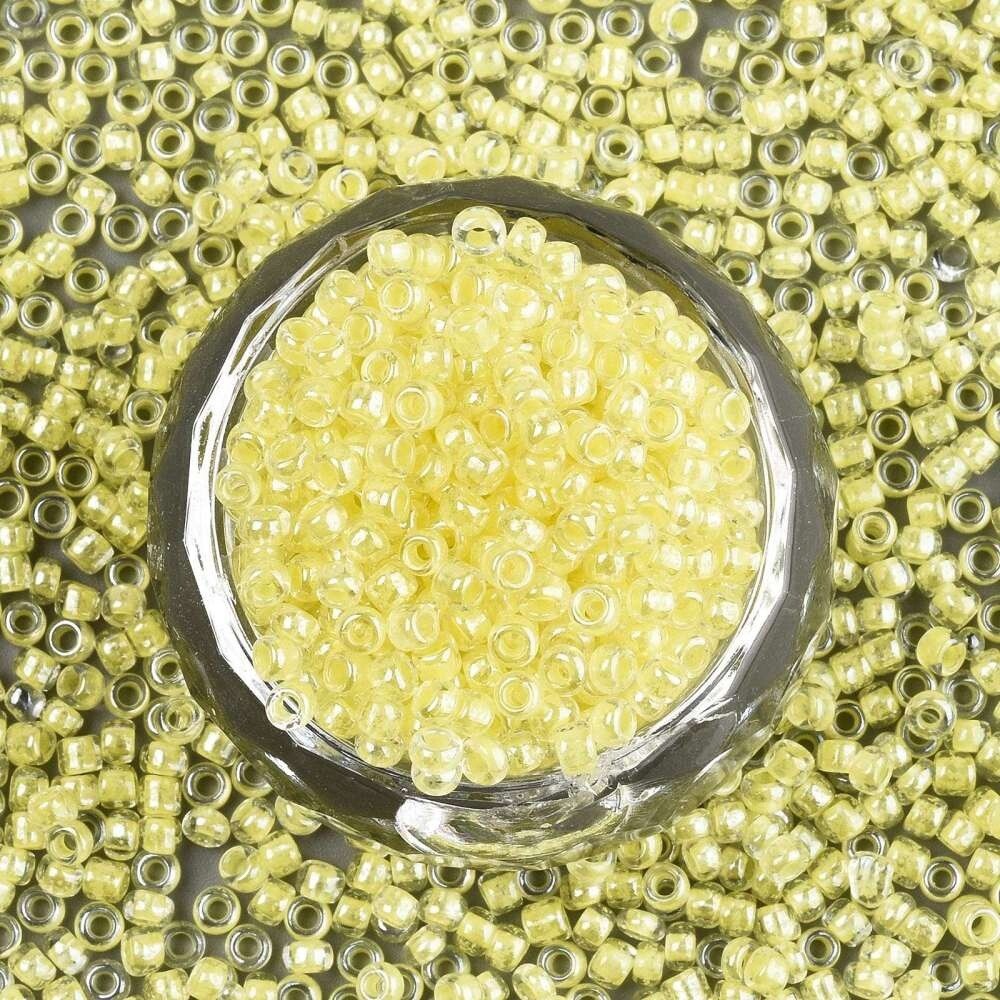Bead Inspiration Kit - 50gm x Champagne Yellow Seed Bead 12