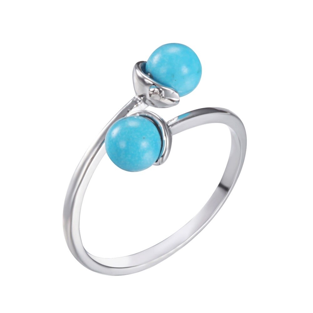 Turquoise Resin Ring - 18mm