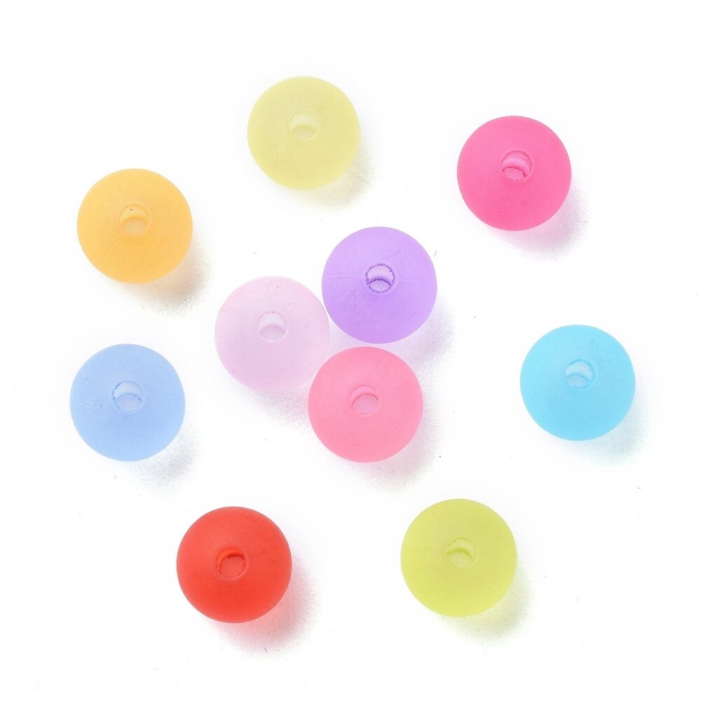 BG Frosted Round - Mixed 6mm
