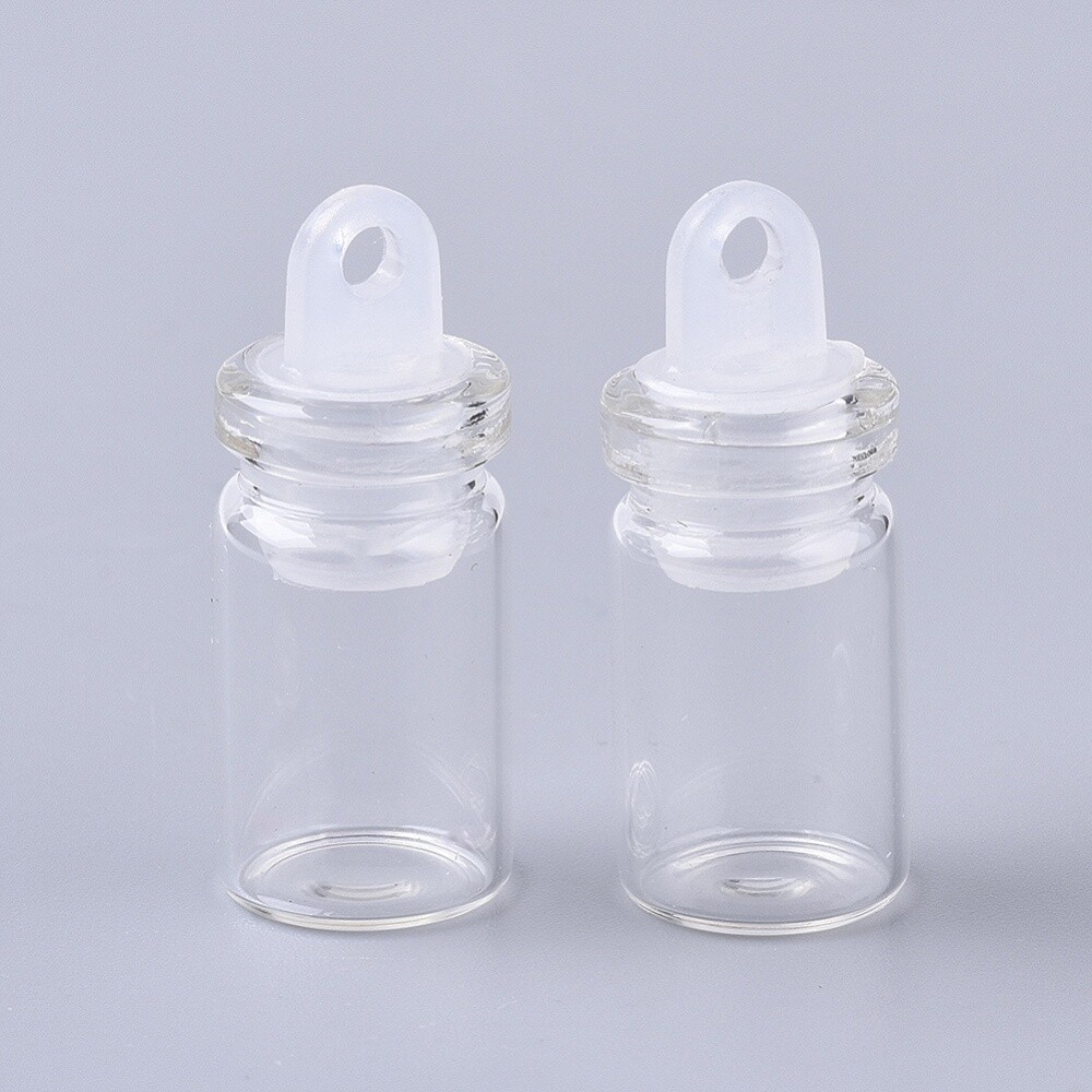 Wishing Bottle With Plastic Stopper - 24.5x10mm