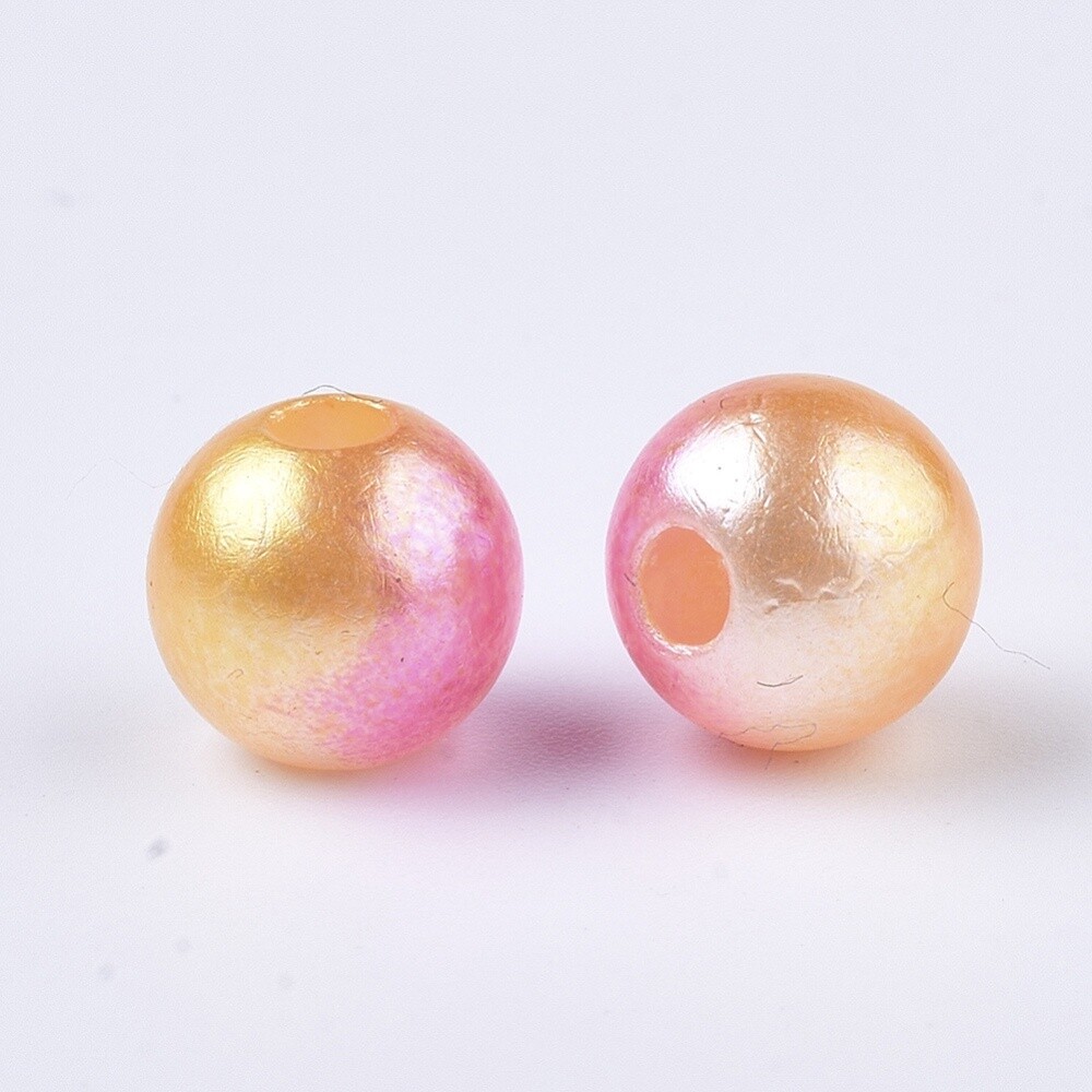 BG Pearl - Hot Pink &amp; Peach 8mm