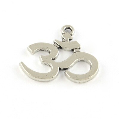 Ohm Charm - Silver 21mm