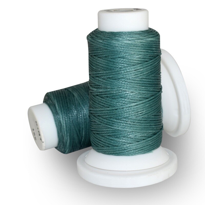 Waxed Braid - Teal 0.8mm - 50m roll