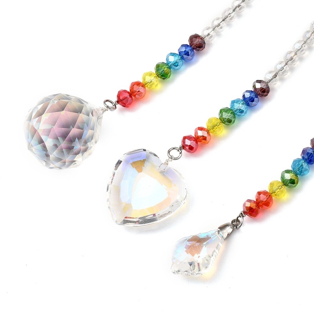 Chakra Suncatcher Key Ring