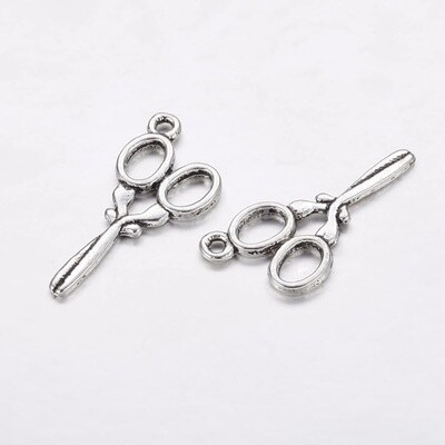 Scissors Charm - 13x30mm