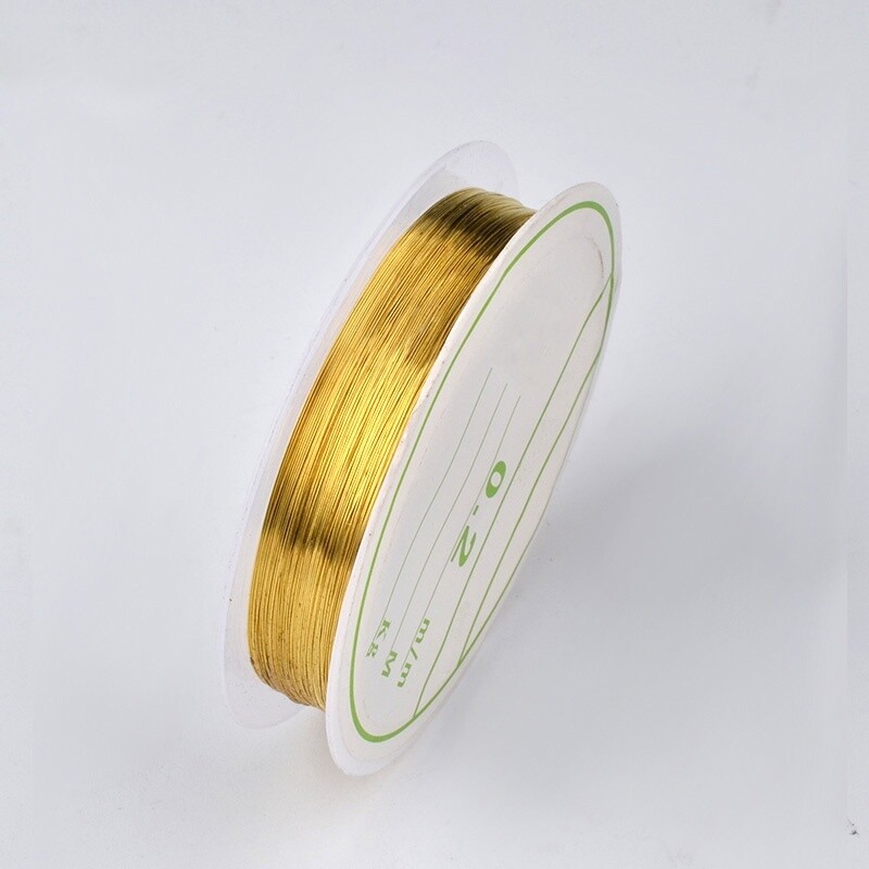 Wire - Gold 31 Gauge 22m Roll