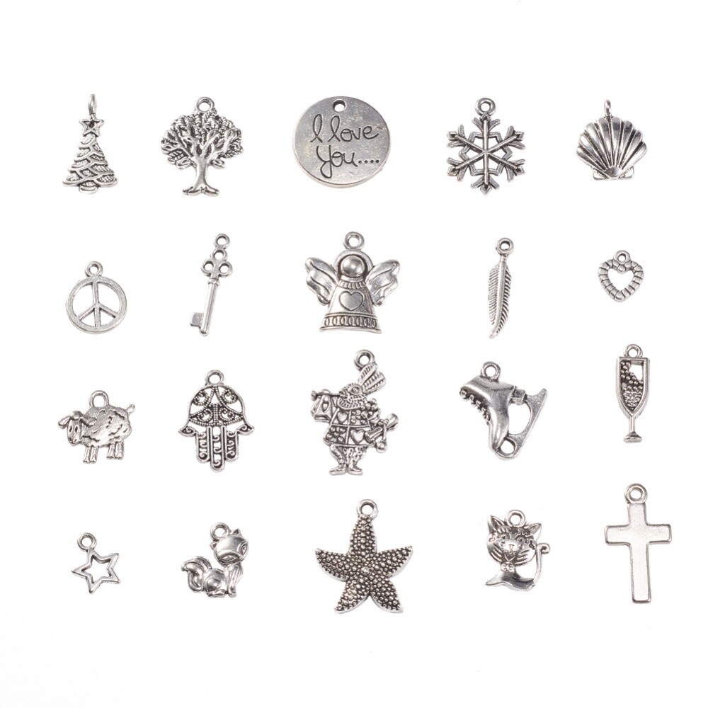 Prince Charming Pocket Charms - Mixed Silver