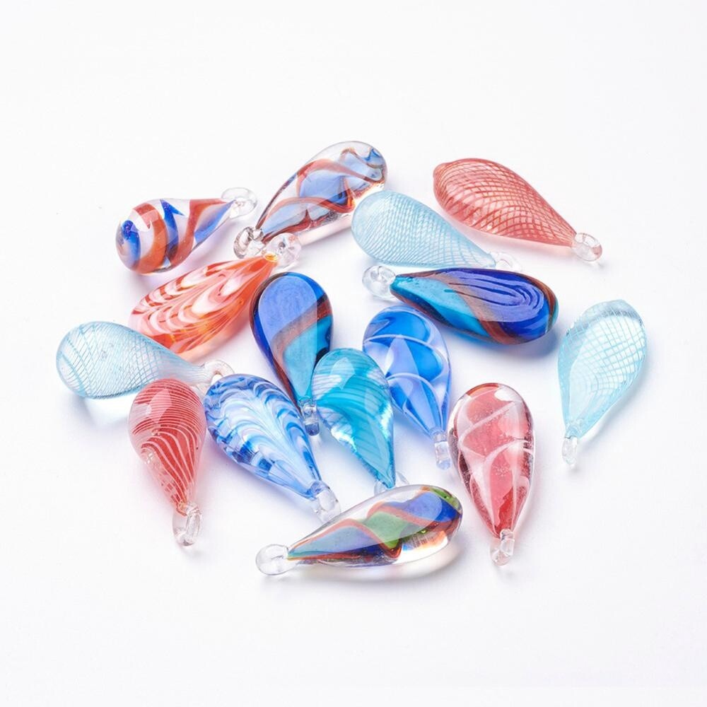 Lampwork Pendant Drop - 35mm