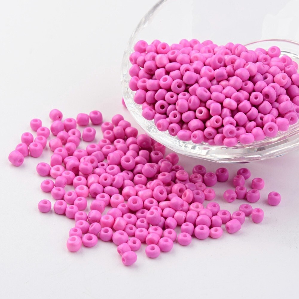 Inspiration Kit - Seed Beads Hot Pink O 6 x 50gm