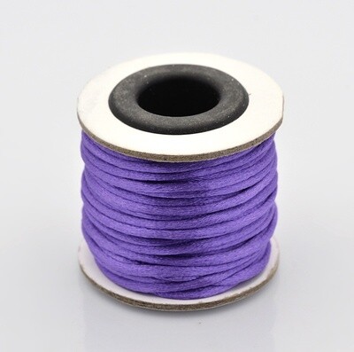 Nylon Macramé Rattail - Mauve 2mm (Per M)