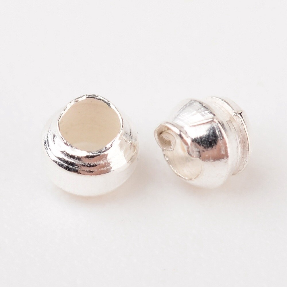 PP Crimps - Silver 2mm x 10g