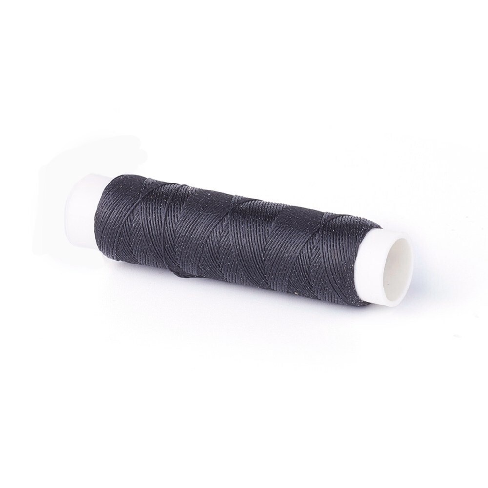 Polyester Waxed Braid - .45mm Black (35m Roll)