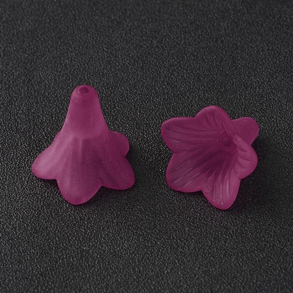 BG Frosted Flower - Cerise 23mm