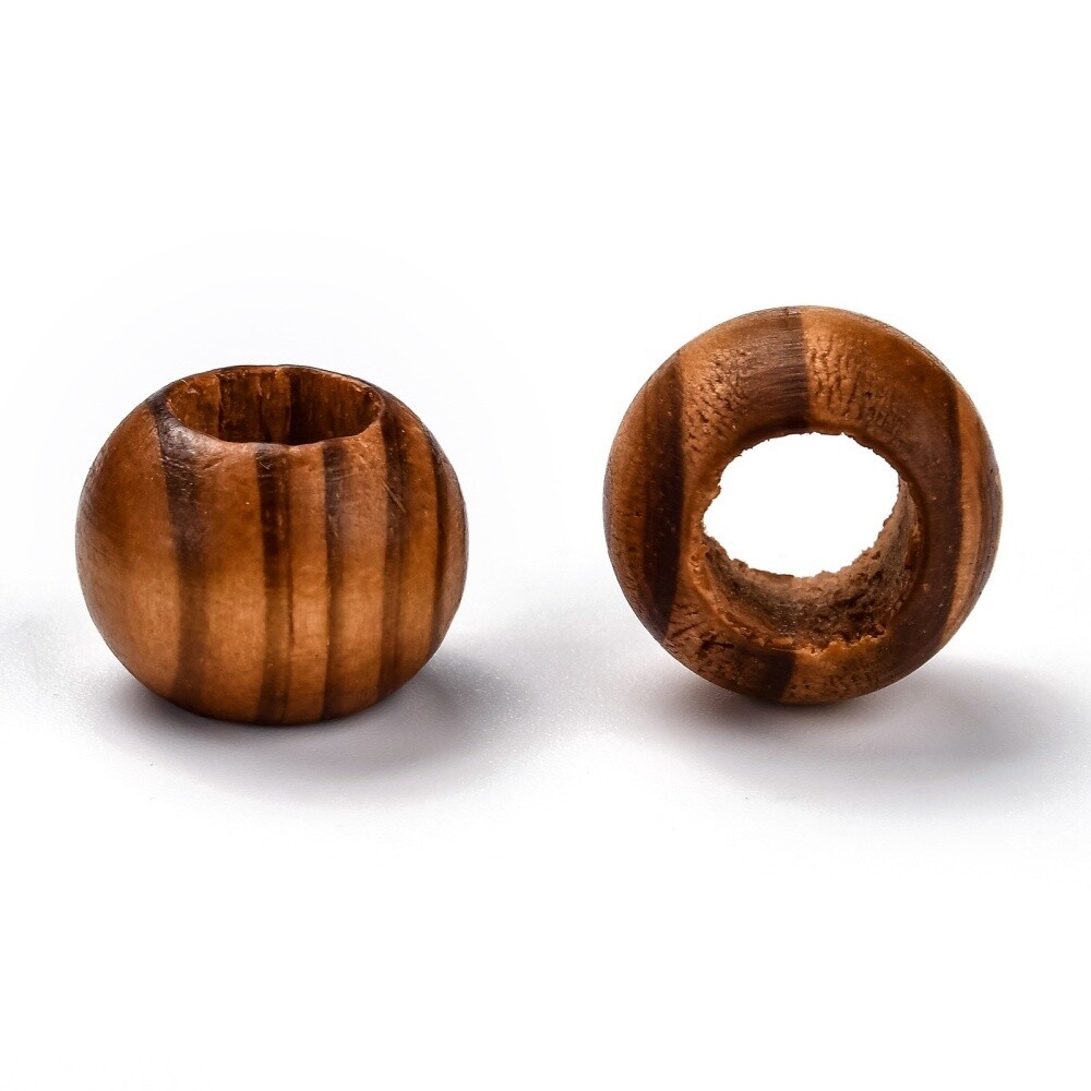 Pine Wood Rondelle - 19x14.5mm (LH 9-11mm)