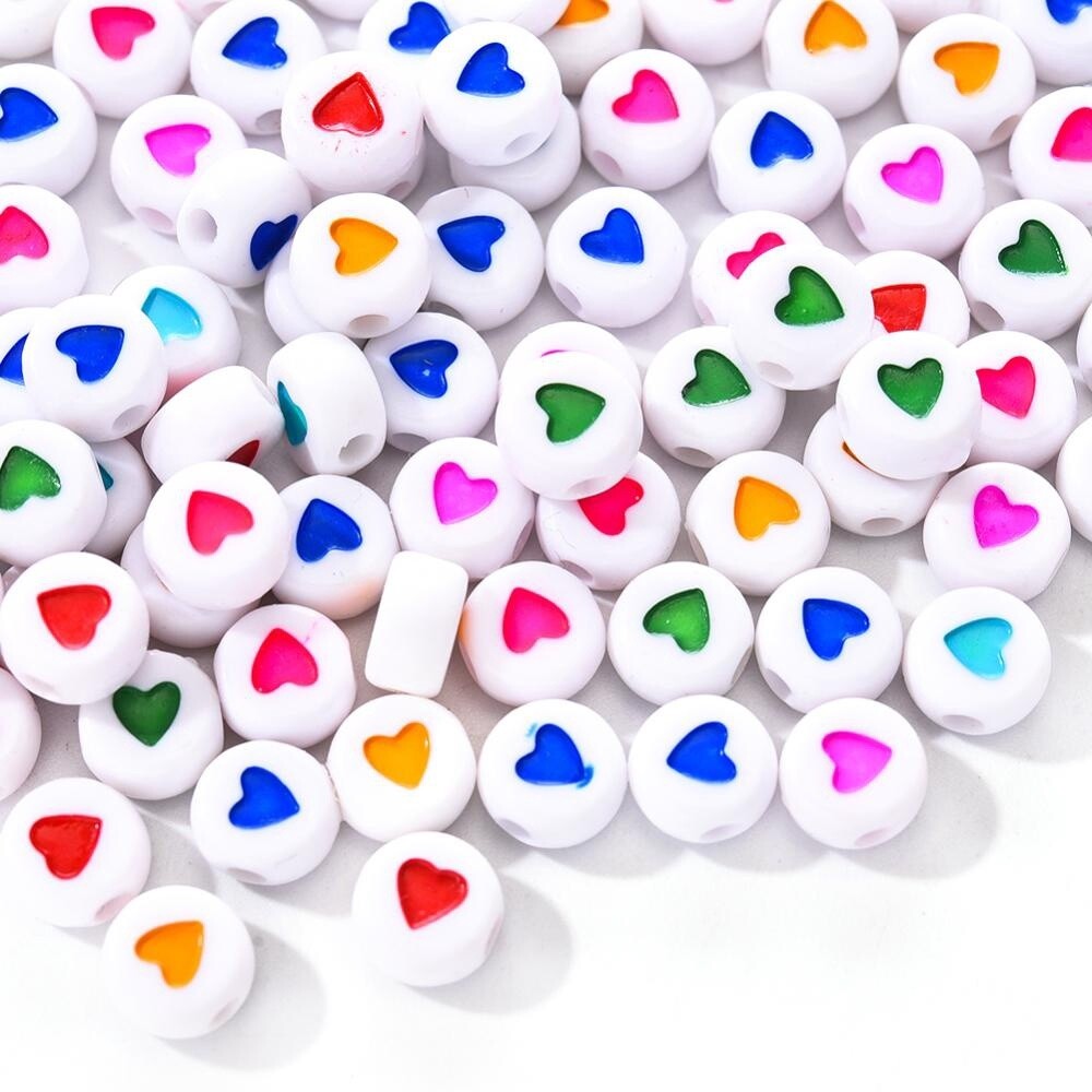 BG Heart - Mixed 7mm
