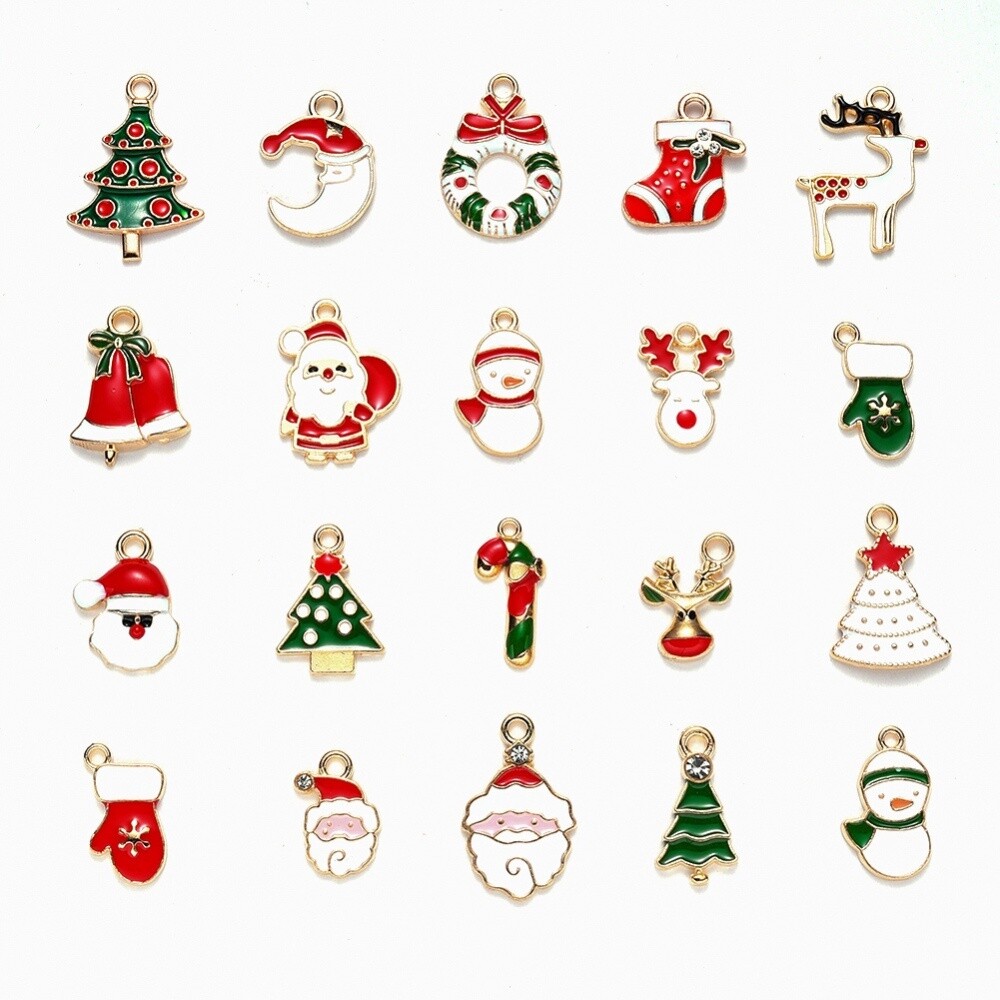 Asymmetrical &amp; Simple Christmas Earrings