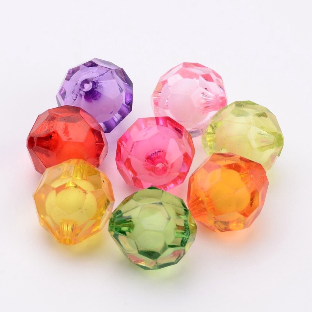 BG Bead In Bead Faceted - Mixed 15mm