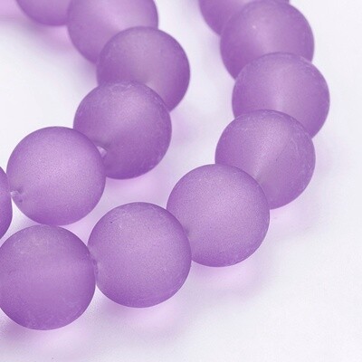 Frosted Glass Tiff - Blue Violet 10mm