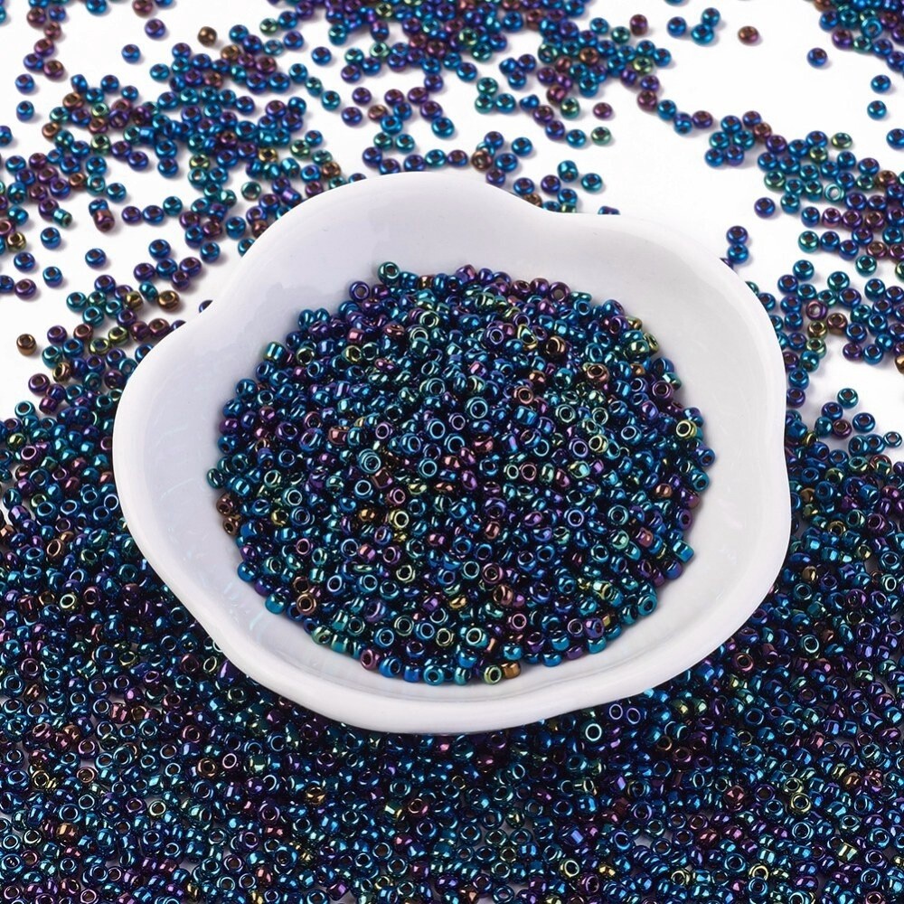 Bead Inspiration Kit - 50gm x Blue Iris Seed Bead 12