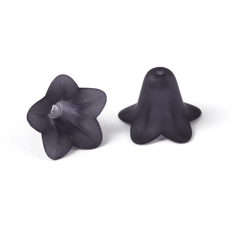 BG Frosted Flower - Prussian Blue 16mm