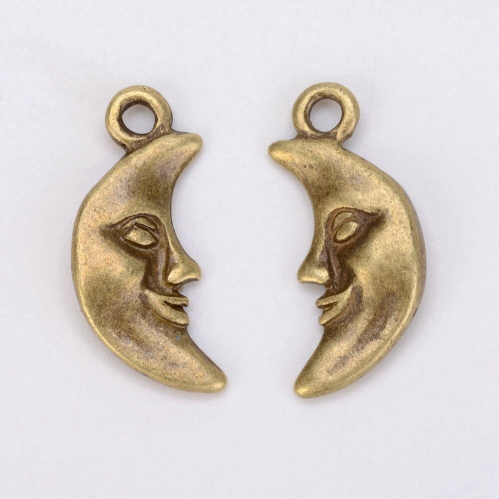 Crescent Moon - Bronze 19x9mm