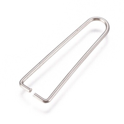 304 SS Ice Pick Pinch Bail - 27x8mm