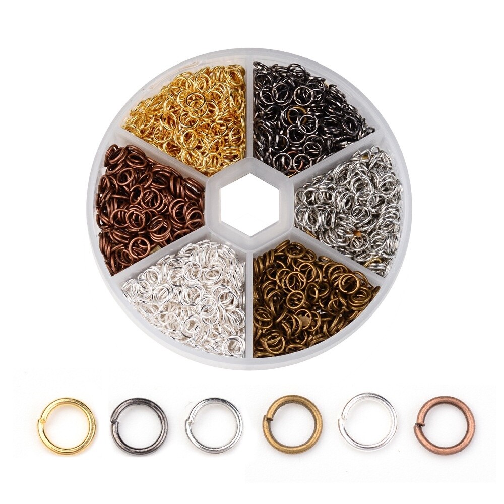 Inspiration Kit - 2,300 Piece, 6 Colour 5mm Jump Rings