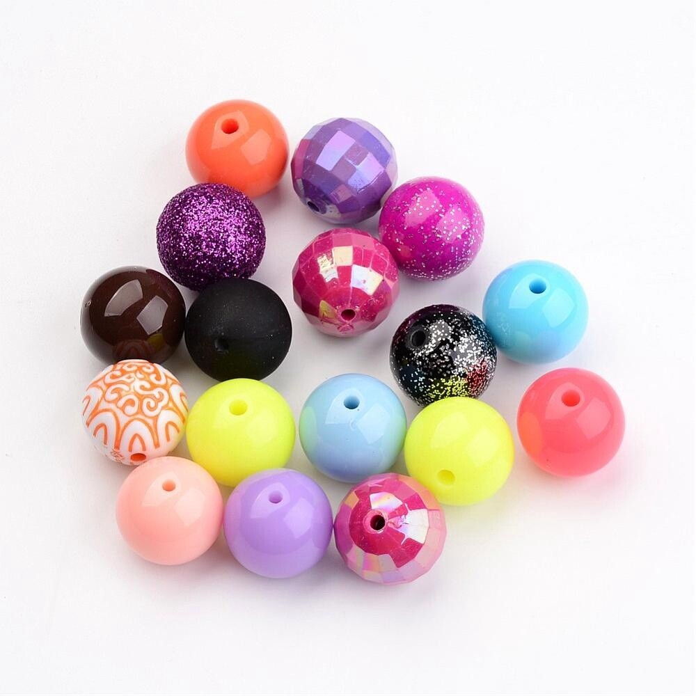 BG Acrylic Round - Multi 20mm