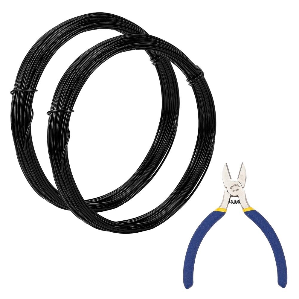 DIY Wire Wrap Kit - Side Cutters &amp; Ali 20 Gauge Black Wire (10m)