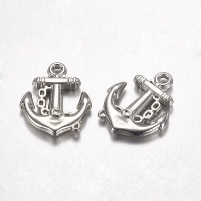 MP Anchor - Silver 19x16mm